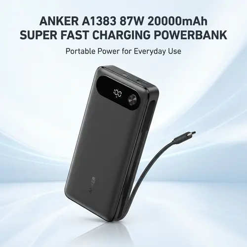Anker A1383 87w 20000mah Super Fast Charging Powerbank