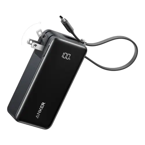 Anker Power Bank Fusion 10000 Mah With Built In Cable A1637h11