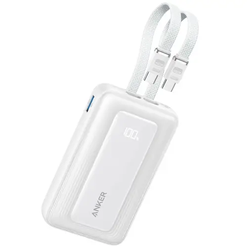 Anker Zolo 10000mah 35w Powerbank Built In Dual Usb C Cables