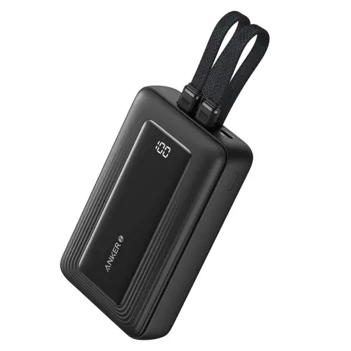 Anker Zolo A110m Power Bank 20000 Mah Built In Usb C And Lightning Cable 30w