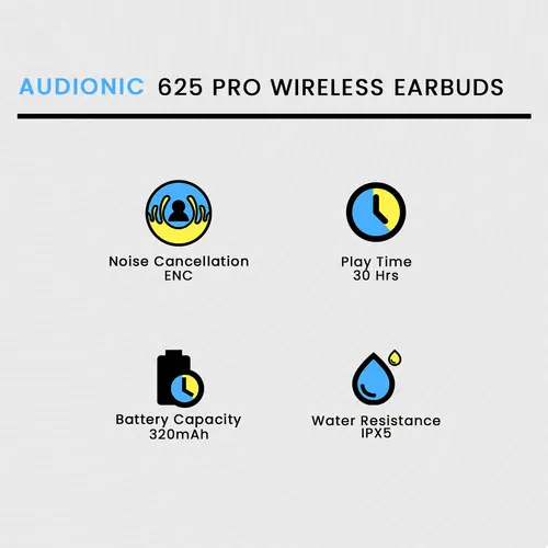 Audionic Airbud 625 Pro Wireless Earbuds image 3