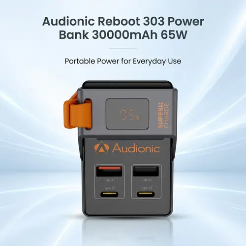 Audionic Reboot 303 Power Bank 30000mah 65w image 1