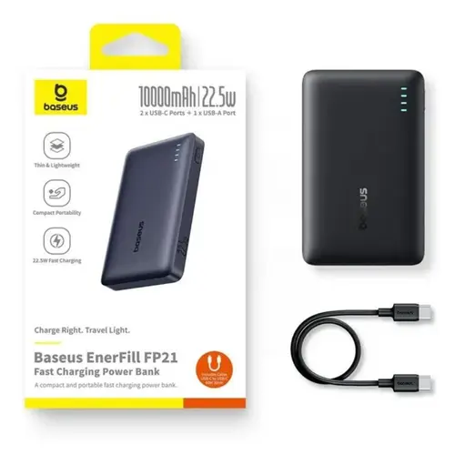 Baseus Enerfill Fp21 10000mah 22 5w Pd Fast Charging Power Bank