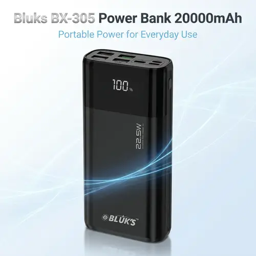 Bluks Bx 305 Power Bank 20000mah