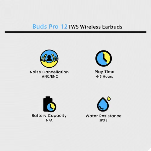 Buds Pro 12 Tws Wireless Earbuds image 3