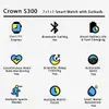 Crown S300 7 1 1 Smart Watch With Earbuds image 6