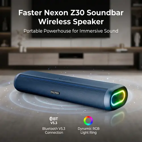Faster Nexon Z30 Soundbar Wireless Speaker