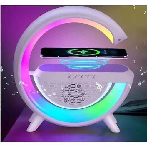 G Shaped Lamp Bluetooth Speaker Wireless Charger