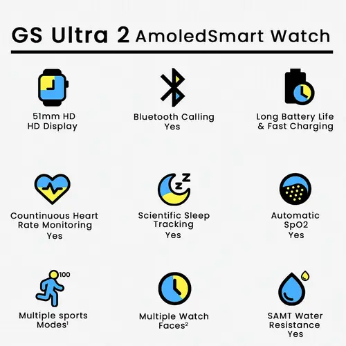 Gs Ultra 2 Amoled Smartwatch image 3