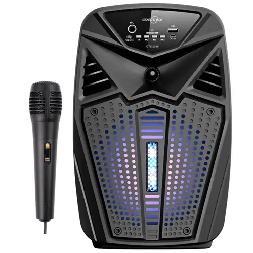 Gts 2046 Wireless Portable Speaker With Mic