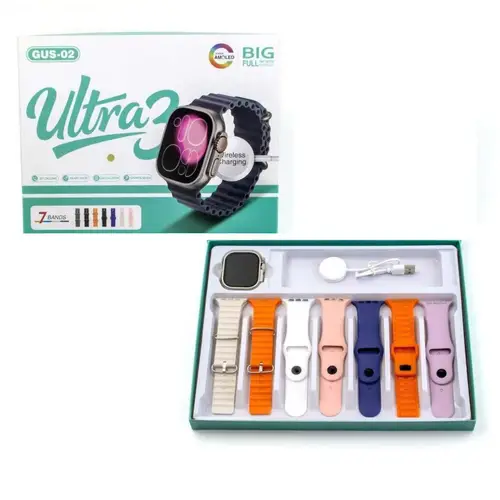 Gus 02 Ultra 3 7 1 Smart Watch