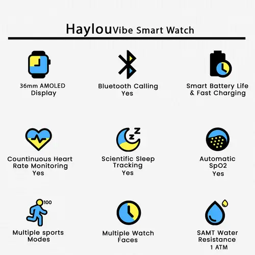 Haylou Vibe Smart Watch image 3