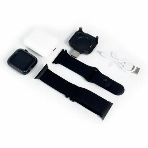 Hr4 Promax Smart Watch With Earbuds
