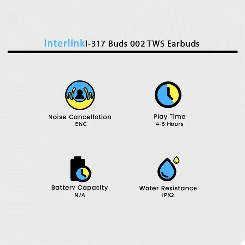 Interlink I 317 Buds 002 Tws Earbuds image 3