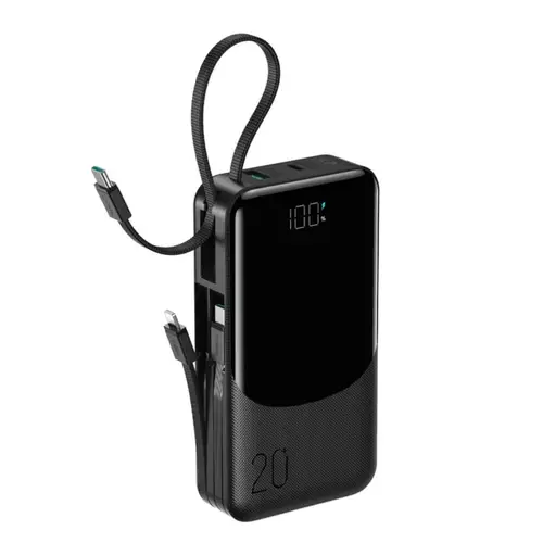 Joyroom Jr Pc2 20000mah 22 5w Power Bank With 3 Built In Cables image 3