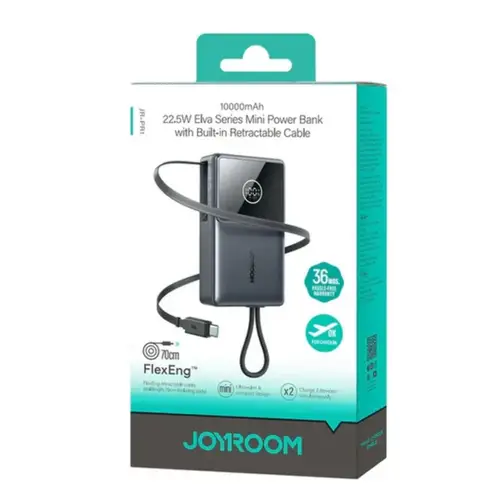 Joyroom Jr Pr1 22 5w Built In Retractable Cable Power Bank 10000mah image 4