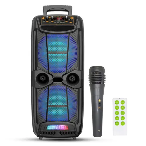 Kts 1743 Portable With Wireless Mic Speaker