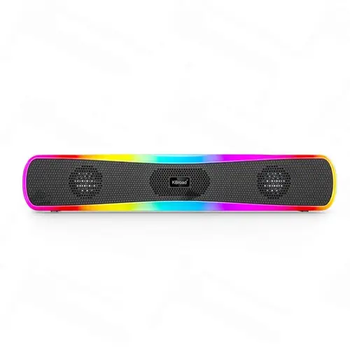 Kts 1892 Portable Led Rgb Light With Bluetooth Speaker