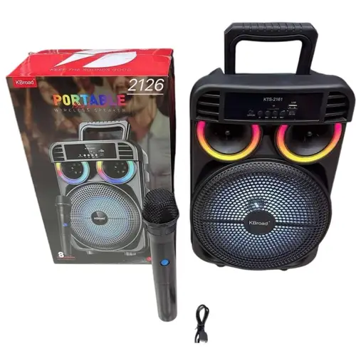 Kts 2161 Portable Bluetooth Speaker With Microphone