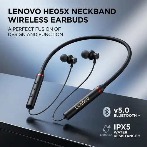 Lenovo He05x Neckband Wireless