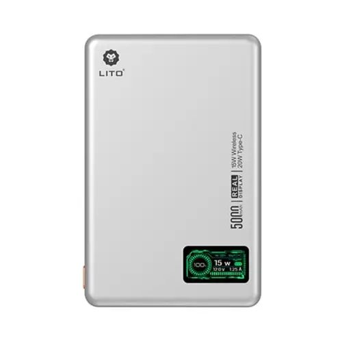 Lito Lp09 Thin Mini Portable Smart Charger Power Bank 10000 Mah