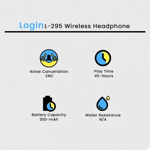 Login L 295 Wireless Headphone image 3