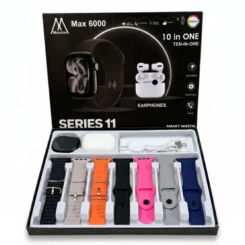 Max 6000 Series 11 10 In 1 Smart Watch image 4