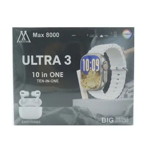 Max 8000 Ultra 3 10 In 1 Smart Watch image 5