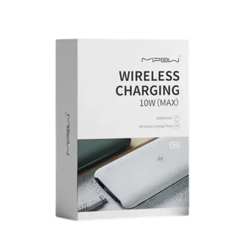 Mipow Portable Wireless Power Bank 10000mah With 10w Charging Hub image 4