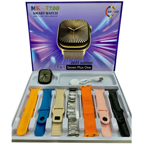 Mk T200 7in1 Smart Watch 2025 Edition