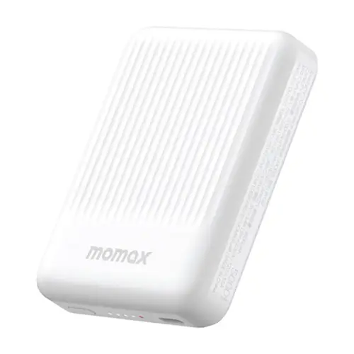 Momax Ip122 Qmag Minimal 5000mah 15w Palm Size Wireless Power Bank
