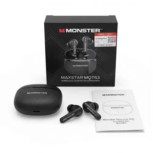 Monster Mqt63 True Wireless Bluetooth Gaming Earbuds