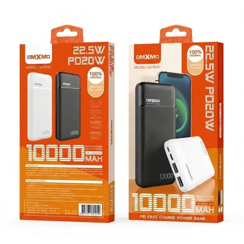 Omxmo Ox Pd01 10000 Mah 22 5w Pd20w Power Bank image 4