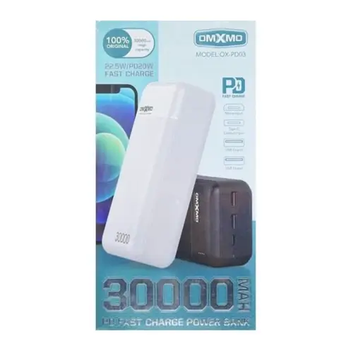 Omxmo Ox Pd03 Pd 30000mah Power Bank