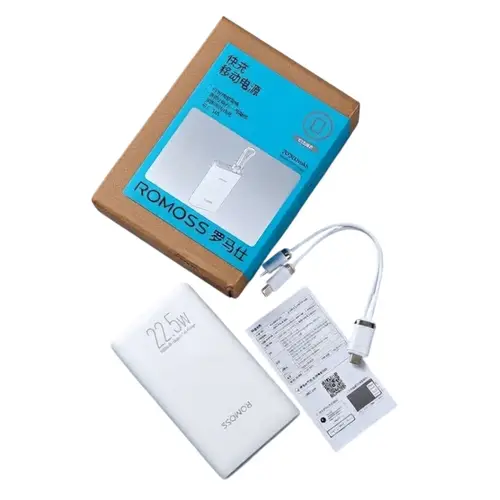 Romoss Pac20u 20000mah 22 5w Fast Charging Power Bank With Built In Cables image 3