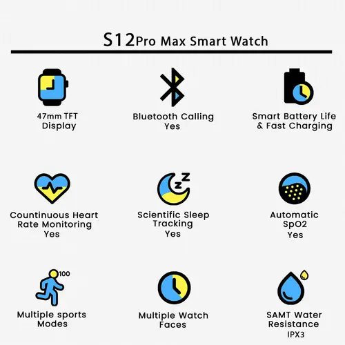 S12 Pro Max Smart Watch image 3
