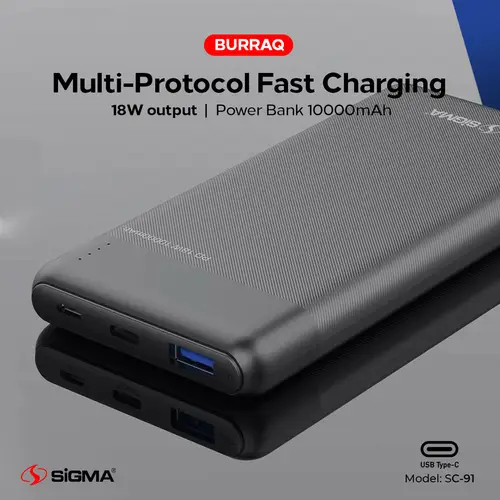Sigma Burraq Power Bank 10000mah Sc 91
