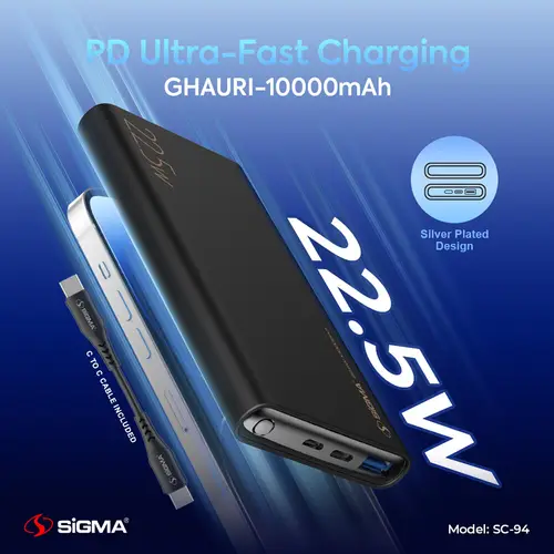 Sigma Ghauri Power Bank 10000mah Sc 94