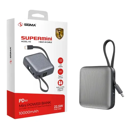 Sigma M3 10000mah Supermini Power Bank image 4