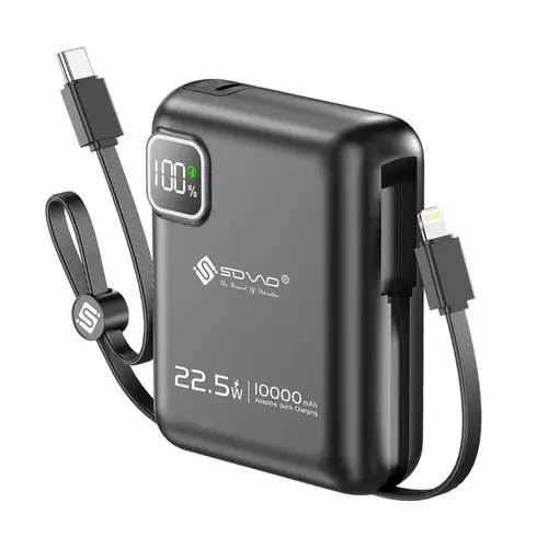 Sovo Robo Wireless Charging 22 5w 10000mah Power Bank Spb 610