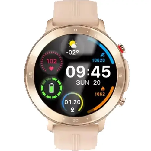 Syska Astro Sw280 Round Dial Smart Watch