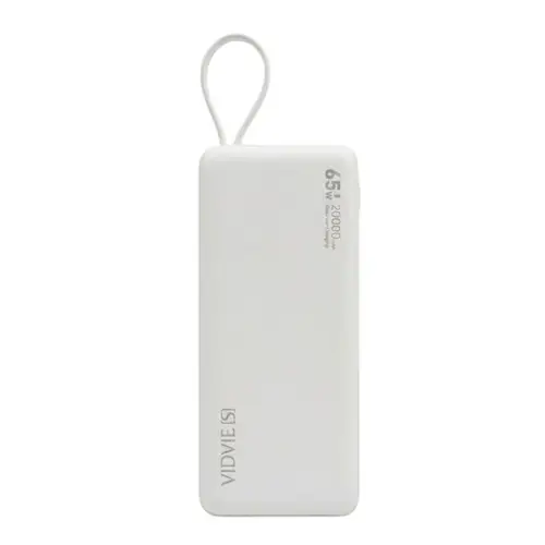 Vidvie H22e 20000mah 65w Pd Fast Charging Power Bank With Built In Cable image 2