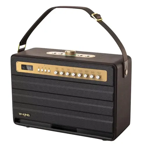W King K6l 120w Large Retro Party Karaoke Wireless Bluetooth Speaker With Mic