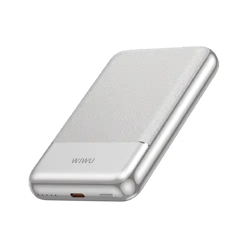 Wiwu Wi P089 10000mah Silver Seraph Alloy Unibody Power Bank
