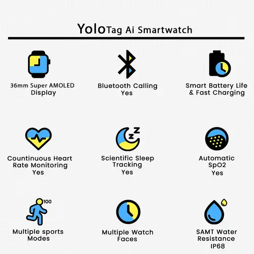 Yolo Tag Ai Smartwatch image 3