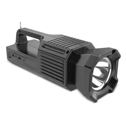 Zqs1353 Portable Speaker With Flashlight And Solar Charging Panel