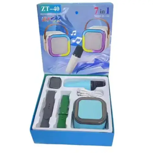 Zt 40 7 In 1 Smart Watch With Speaker Mic